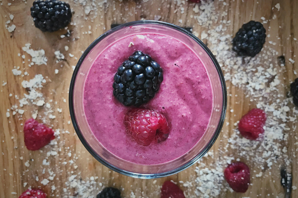 Eine Tasse Beeren pro Tag - Beeren Porridge Smoothie
