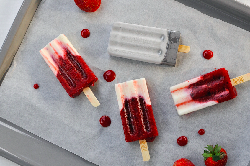 Eis aus Beeren
