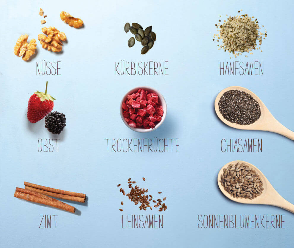 Overnight Oats Toppings von Verival