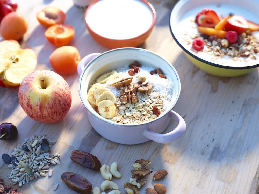 Colazione sana con noci