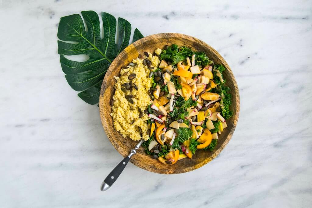 Veganer Salat