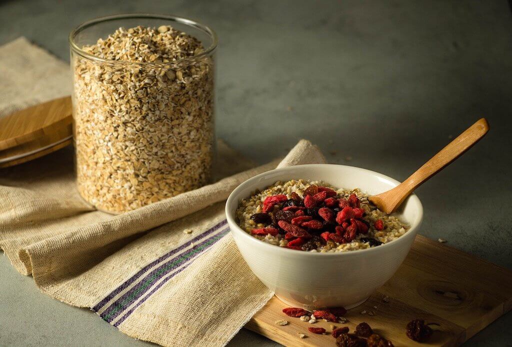 Porridge mit Haferflocken