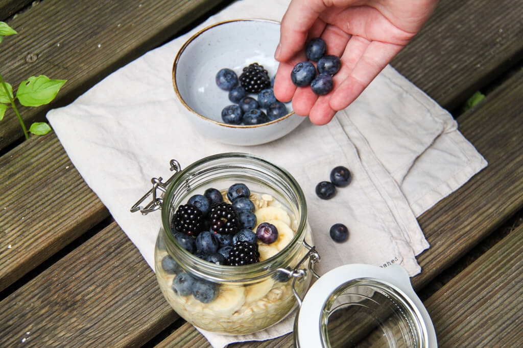 Heidelbeeren als Topping