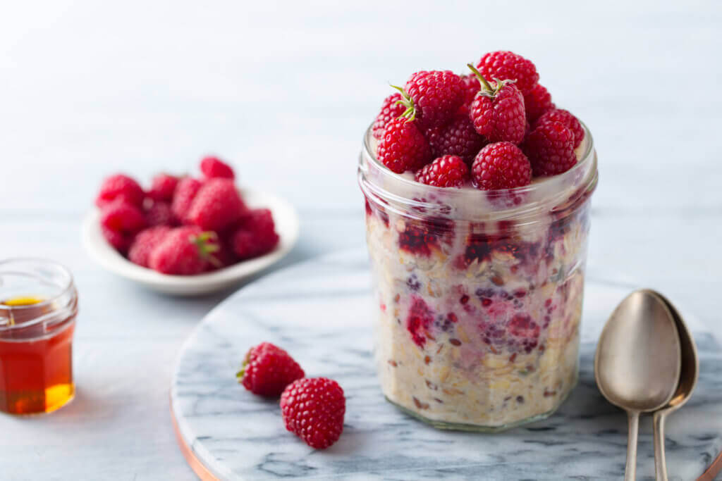 Himbeer Bircher Müsli Rezept